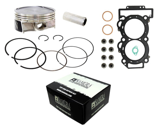 NAMURA - TOP END KIT TWIN CYLINDER 90.42/STD POL - NA-50093K - PRECISION ATV