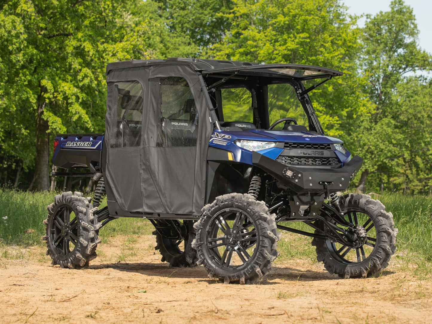 Polaris Ranger XP 1000 Powered Flip Windshield - PRECISION ATV FAB